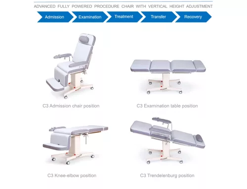 C3 PRO MULTI-PURPOSE TREATMENT CHAIR / EXAM TABLE